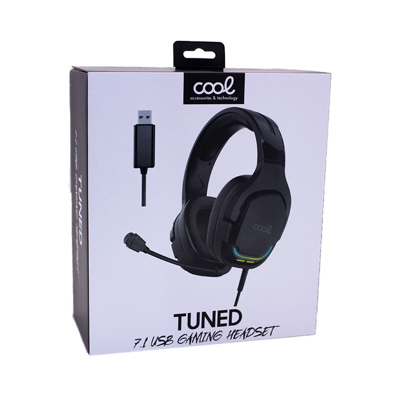 Auriculares Cool Tuned 7.1 usb gaming headset