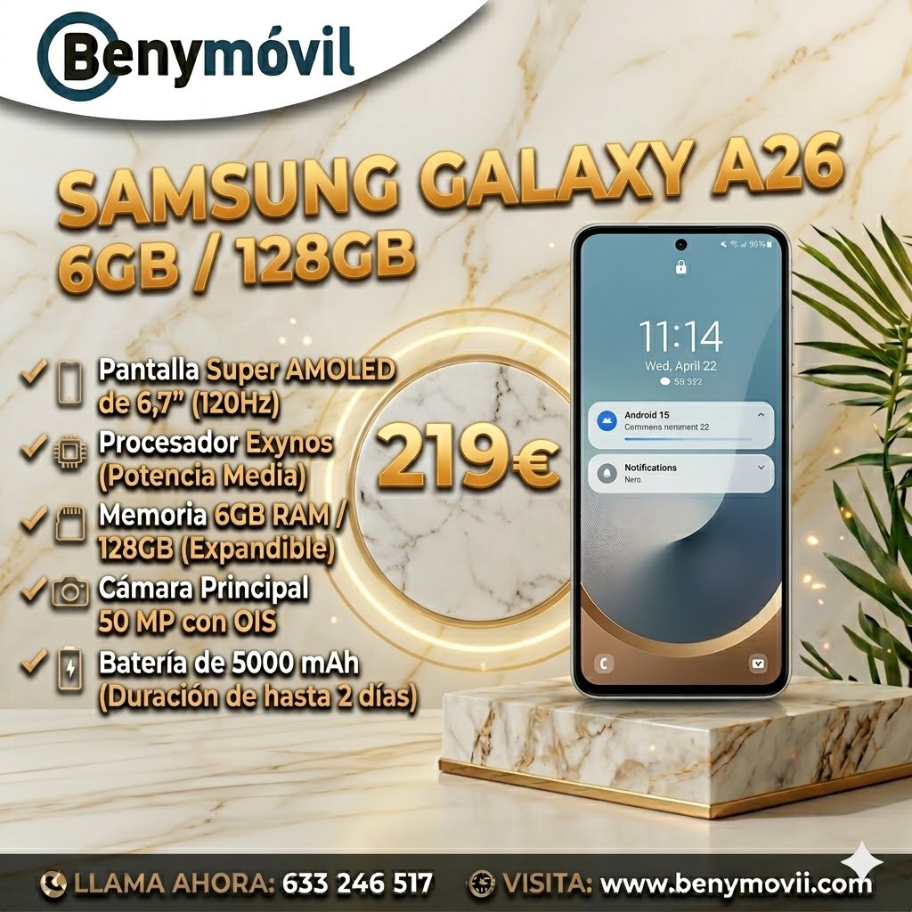 Samsung A26 5G 6GB/128GB - Imagen 2